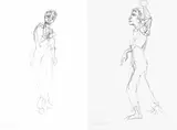 Brian Bourke, MARCEL MARCEAU FROM THE WINGS (A PAIR)