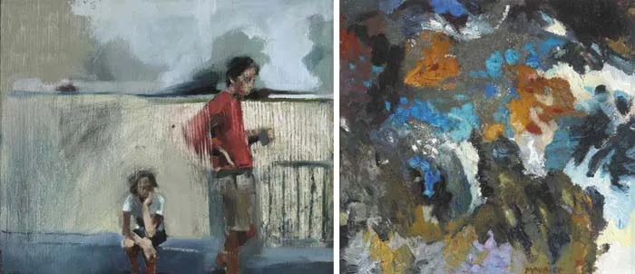 VAREZZE IV by Colin Crotty, 1999, oil on board, sold Mar 2011