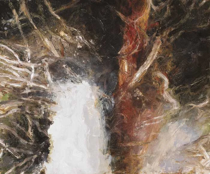 FIRE IS TO BURN by Bernadette Kiely, 2000, oil on canvas, sold Mar 2011
