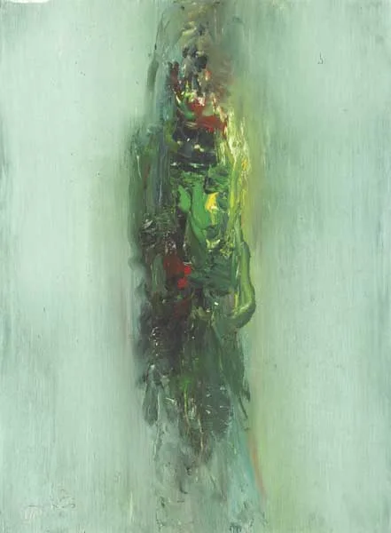 FORM by Gerald Davis, 1976, oil on board, sold Dec 2010