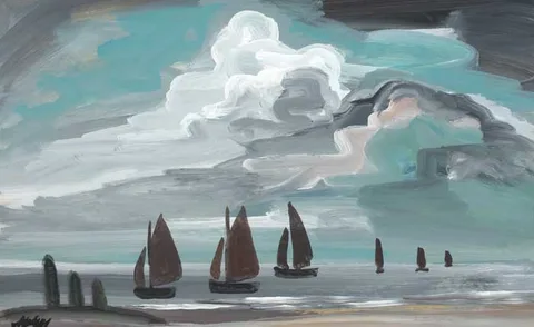 Markey Robinson, STORM APPROACHING, oil on board