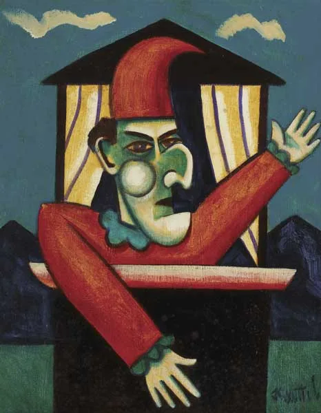 MR PUNCH by Graham Knuttel, oil on canvas, sold Dec 2010