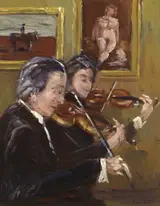 Ivan Sutton, MUSICIANS AT IB JORGENSEN ART GALLERY, RDS, DUBLIN