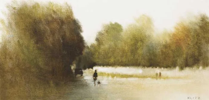COUNTRY ROAD by Anthony Robert Klitz, 1971, oil on canvas, sold Dec 2010