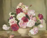 Moyra Barry, STILL LIFE WITH ROSES
