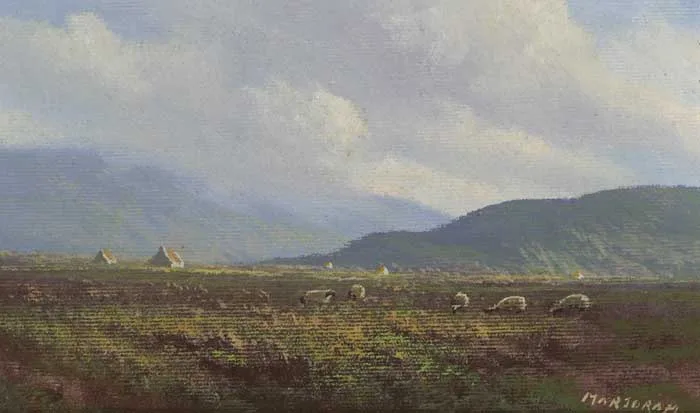 CLIFDEN, COUNTY GALWAY by Gerry Marjoram, oil on canvas board, sold Dec 2010