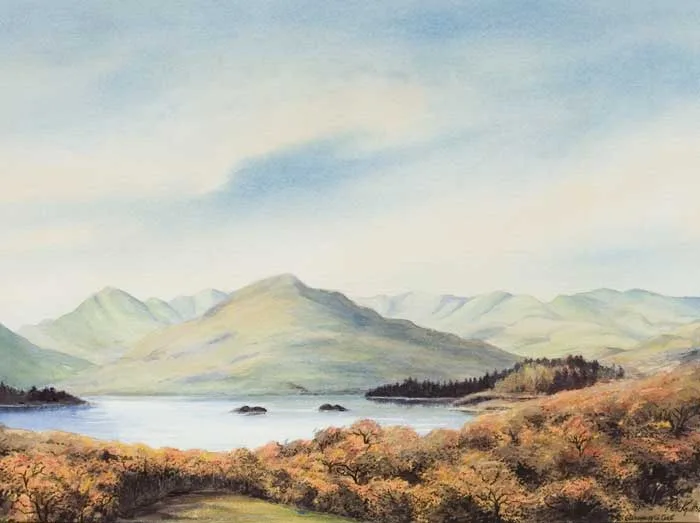 GLENGARIFF, CO. CORK by Peter Knuttel, watercolour, offered Dec 2010