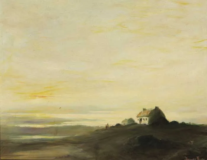 THE WESTERN OCEAN by Thomas Ryan, oil on board, sold Dec 2010