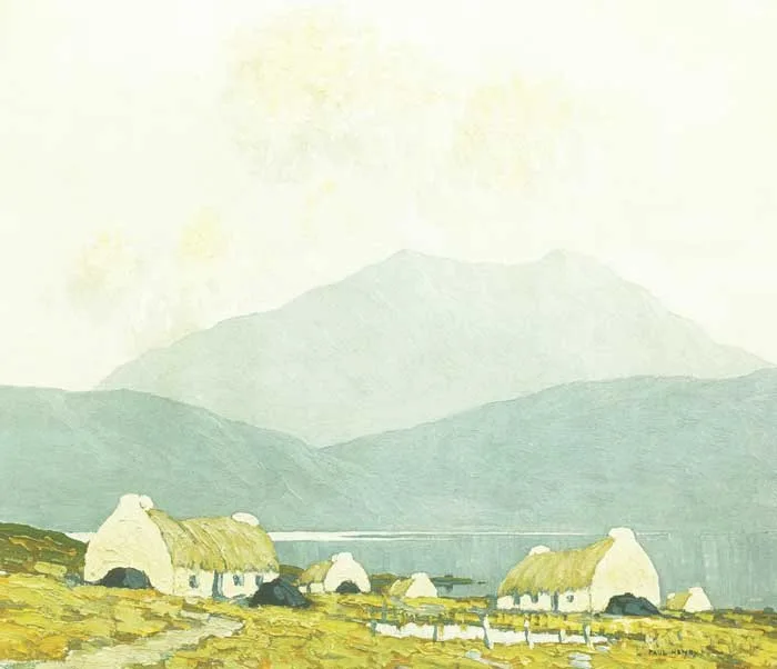 EVENING ON KILLARY BAY by Paul Henry, photolithographic print, sold Dec 2010