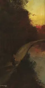 Douglas Alexander, MOTHER AND CHILD AT SUNSET