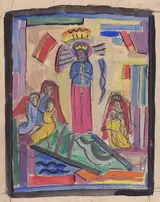 Evie Hone, CARTOON FOR QUEEN OF HEAVEN