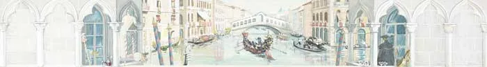 Sidney Smith, VENETIAN SCENE, watercolour over pencil heightened with white