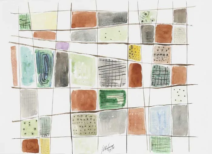 BEASTLY BEATITUDE by J.P. Donleavy, 1968, watercolour, offered Dec 2010