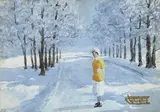 William Percy French, GIRL WITH TOBOGGAN
