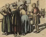 William Conor, SHARING A JOKE ON MARKET DAY