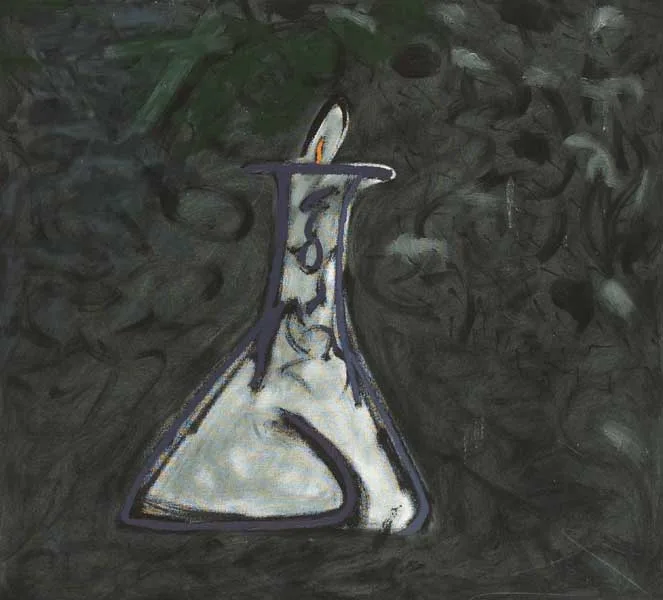 LIGHT IN THE DARKNESS by Michael Mulcahy, oil on canvas, offered Nov 2010