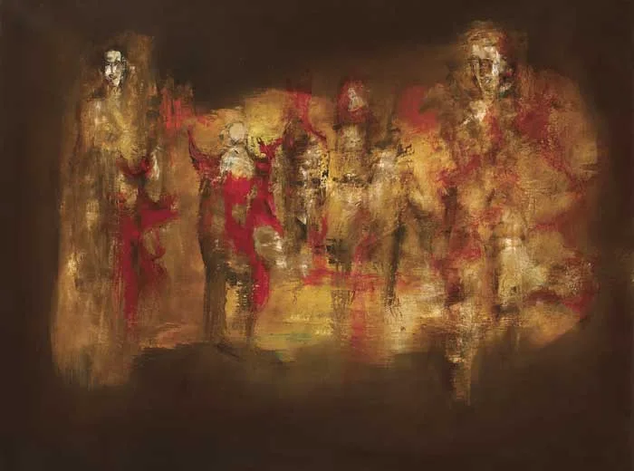 LONG GONE by Gerald Davis, 1975, oil on canvas, offered Nov 2010