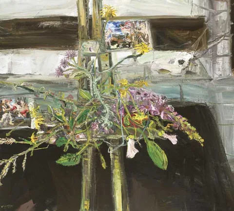 Nick Miller, NATURE AND HISTORY II, 1998, oil on linen