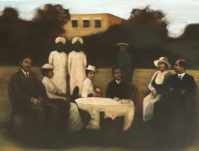 Brian Smyth, GARDEN PARTY, 2002, oil on canvas