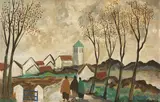 Markey Robinson, SHAWLIES AND VILLAGE, AUTUMN