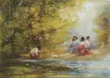 Elizabeth Brophy, PICNIC BY THE RIVER
