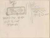 Jack Butler Yeats, WINDOW BOX OUTSIDE FORDS WITH DETAIL OF HALF DOOR