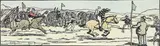 Jack Butler Yeats, THE STRAND RACES: THE START AND THE FINISH (A PAIR)