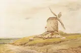Claude Hayes, WINDMILL AND SHEEP