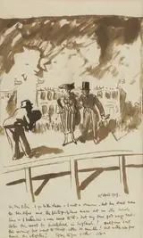 William Orpen, I GO TO THE RACES, 19 APRIL 1919
