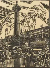 Harry Kernoff, NELSON'S PILLAR, DUBLIN and A DUBLIN CAB