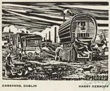 Harry Kernoff, CARAVANS, DUBLIN