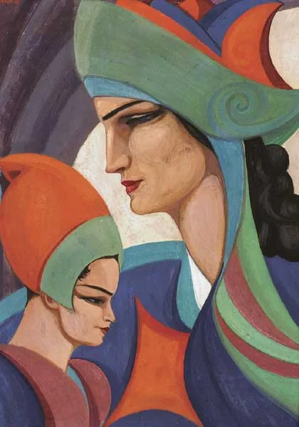 BYZANTINE MADONNA by Harry Kernoff, 1934, oil on board, sold Oct 2010