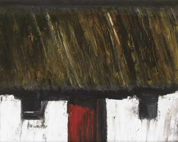 WHITE - WASH IN MOONLIGHT by Charles Brady, oil on canvas, sold Oct 2010