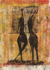 Edward Delaney, (UNTITLED) TWO FIGURES