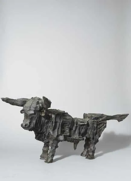 John Behan, BULL, 1998, bronze (unique)