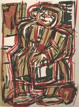 John Behan, MORRIGAN FIGURE, APRIL 1968 and SEATED FIGURE