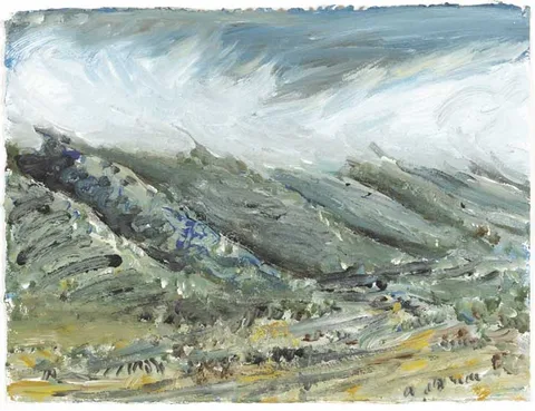Eithne Jordan, WINTER LANDSCAPE, 1995, oil on paper