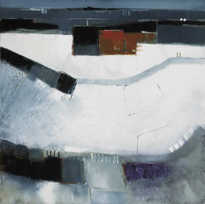 INDIGO HARBOUR by Michael Gemmell, 2002, oil on linen, offered Oct 2010