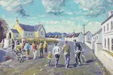 Ivan Sutton, GOING TO MASS, ROUNDSTONE, COUNTY GALWAY