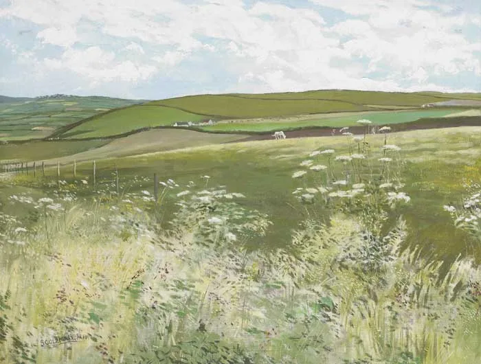 SPRINGTIME, SUMMER SERIES by Simon Coleman, c.1947, oil on canvas, sold Oct 2010