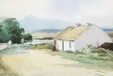 Maurice Canning Wilks, COTTAGE AT A ROADSIDE