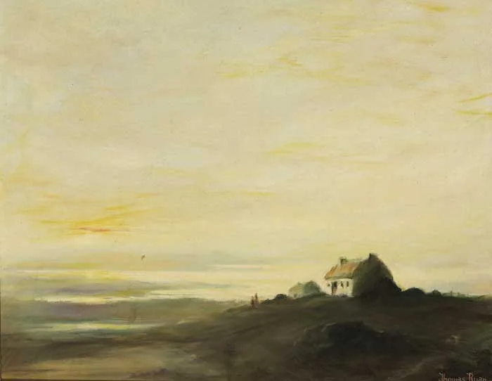 THE WESTERN OCEAN by Thomas Ryan, oil on board, offered Oct 2010