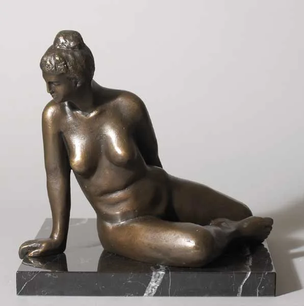 DIANA by Cynthia Moran Killeavy, bronze on black marble base (no. 5 from an edition of 11), sold Oct 2010