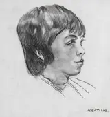 Seán Keating, PORTRAIT OF PAUL, c.1960s
