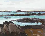 Henry Healy, CURRAGH IN A CONNEMARA INLET
