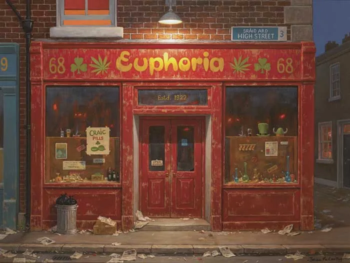 Brian McCarthy, EUPHORIA, oil on canvas