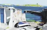 Stephen Cullen, COLIEMORE HARBOUR WITH A VIEW OF DALKEY ISLAND, COUNTY DUBLIN