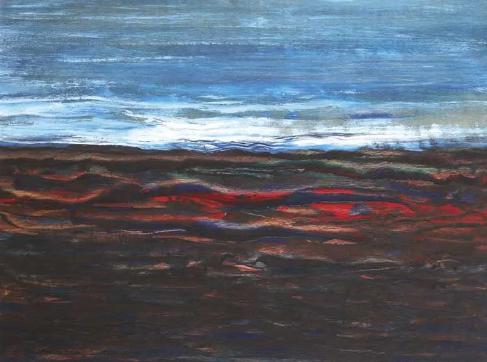 Maurice Desmond, LIETUVA XVIII, 1995, acrylic on wood