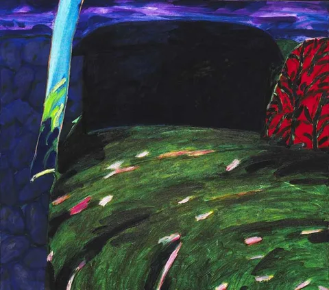 William Crozier, THE DARK BARN, 1988, oil on canvas