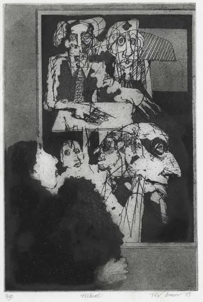 Pat Connor, PICTURE, 1985, etching (no. 2 from an edition of 50)